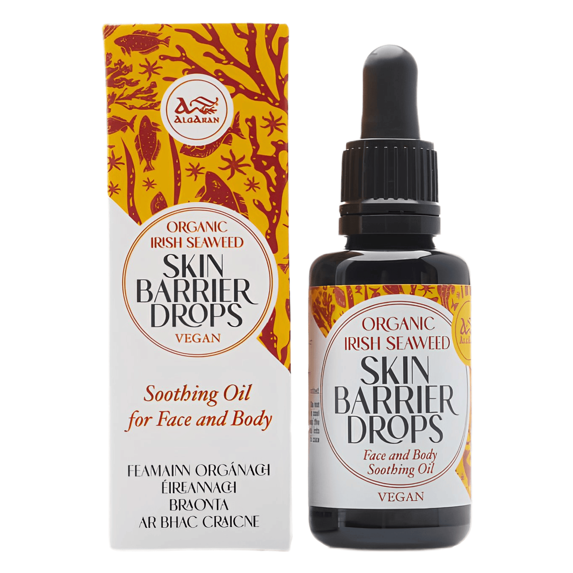 Organic Seaweed Skin Barrier Drops - Calming Oil - Face and Body